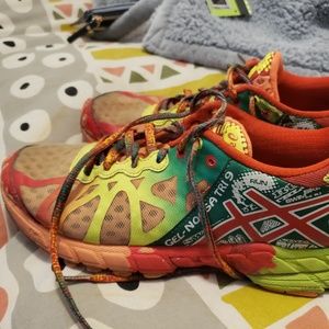 Neon Asics (Gently Used, Size 7.5)